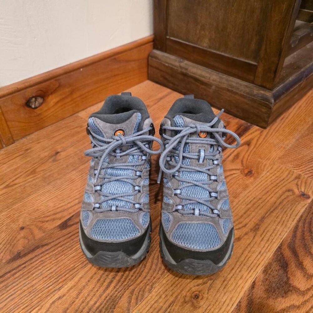 Merrell Women's Moab 3 Mid GTX Hiking Boots Waterproof. Altitude Blue, 7M